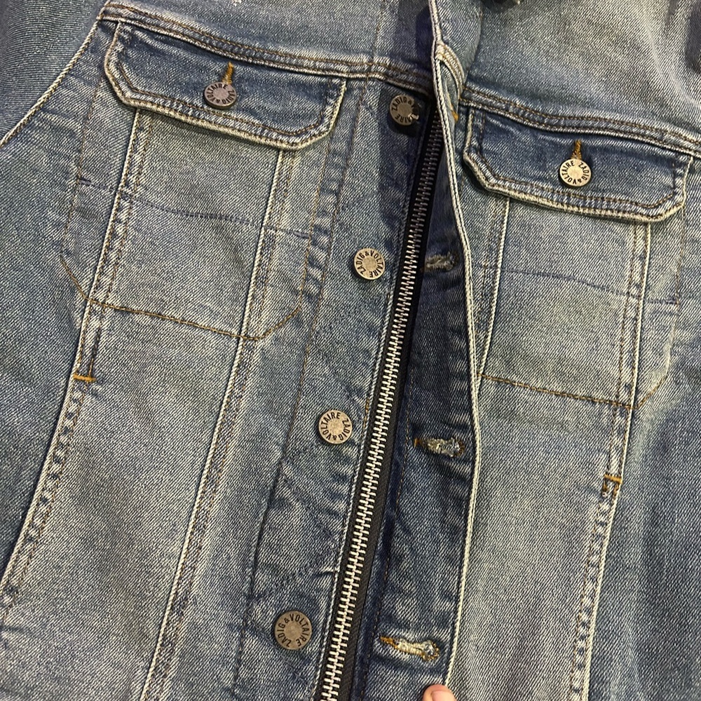 Zadig & Voltaire Star Strass Denim Jacket. - Picture 4 of 14
